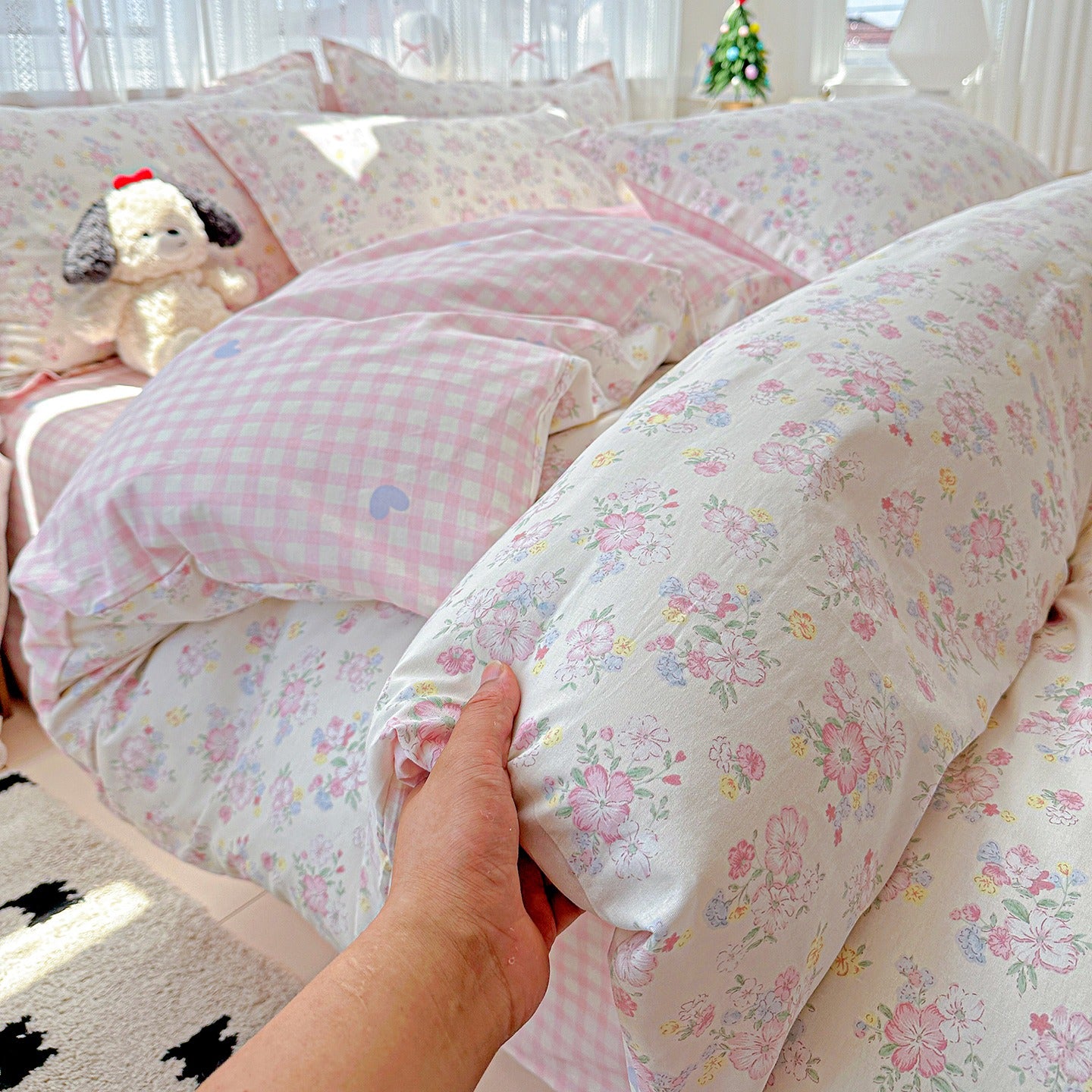 Cotton 12868 printing bedding set