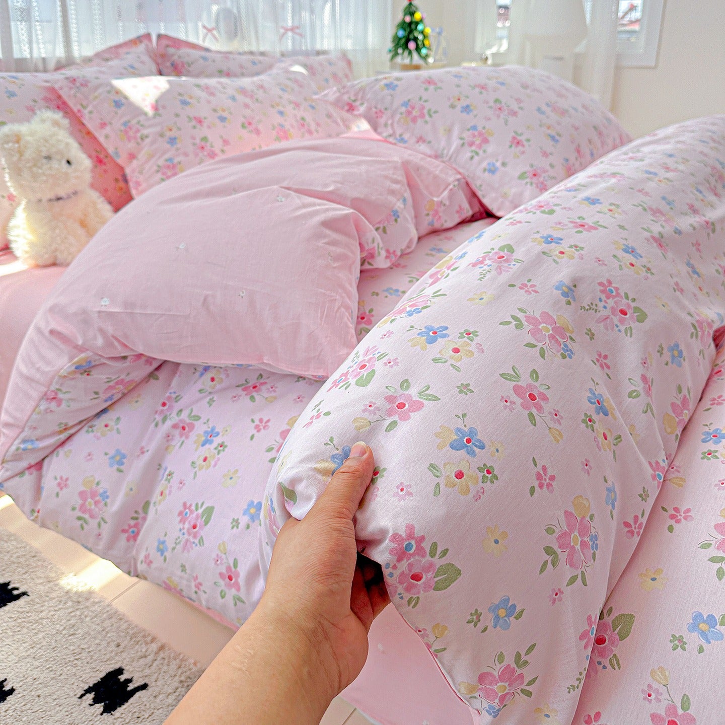 Cotton 12868 printing bedding set