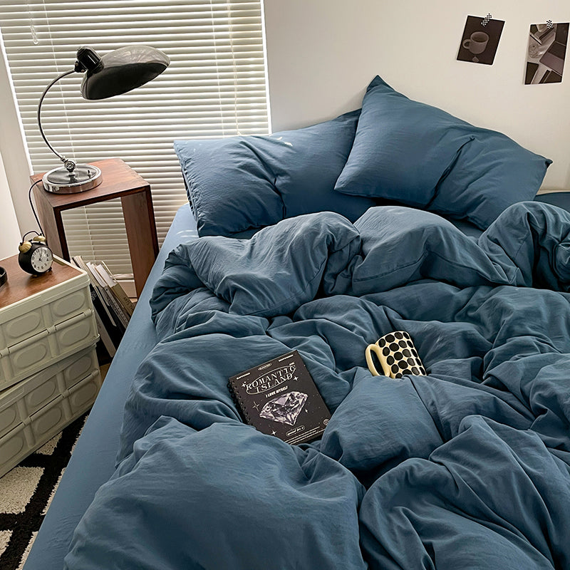 105gsm solid color bedding set