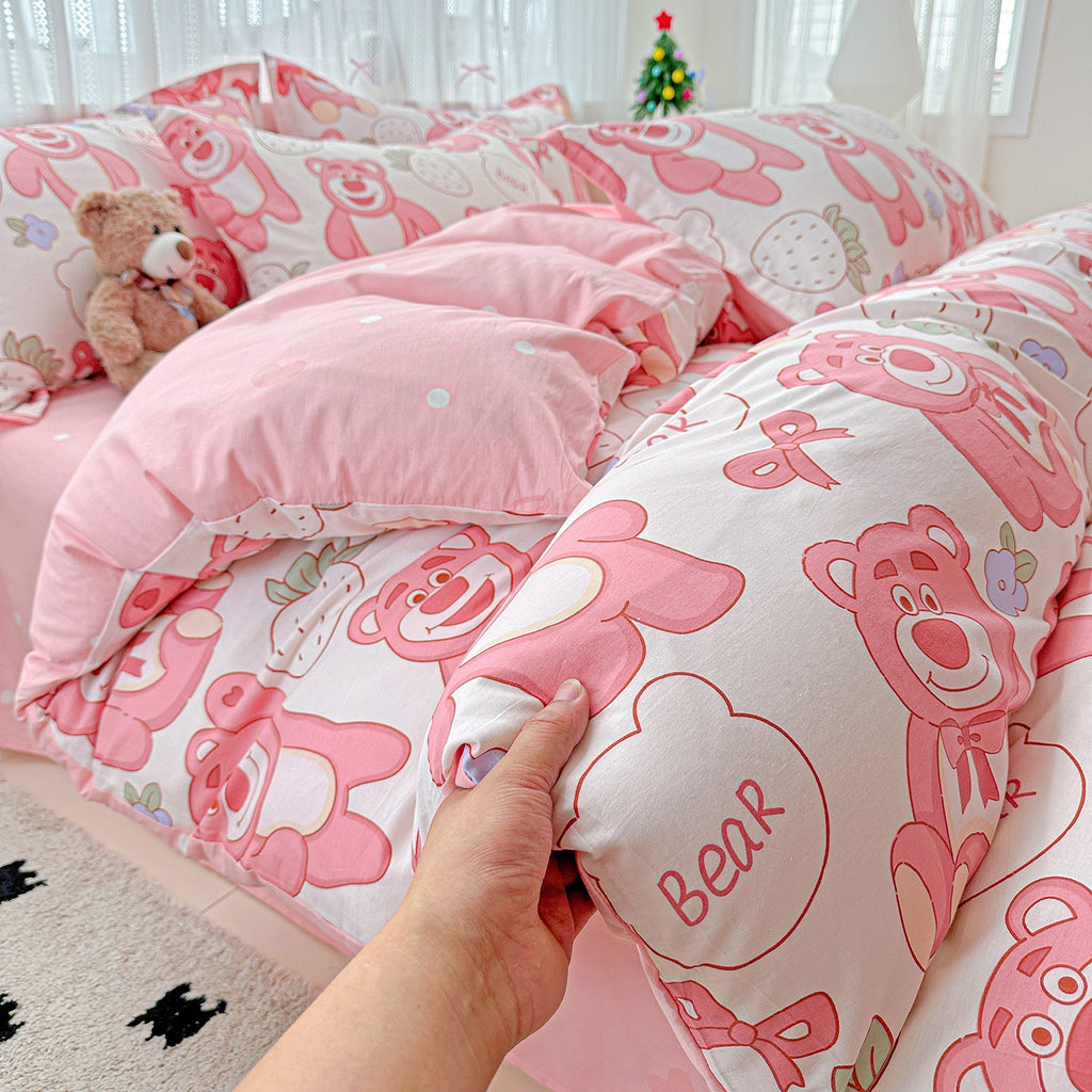 Cotton 12868 printing bedding set