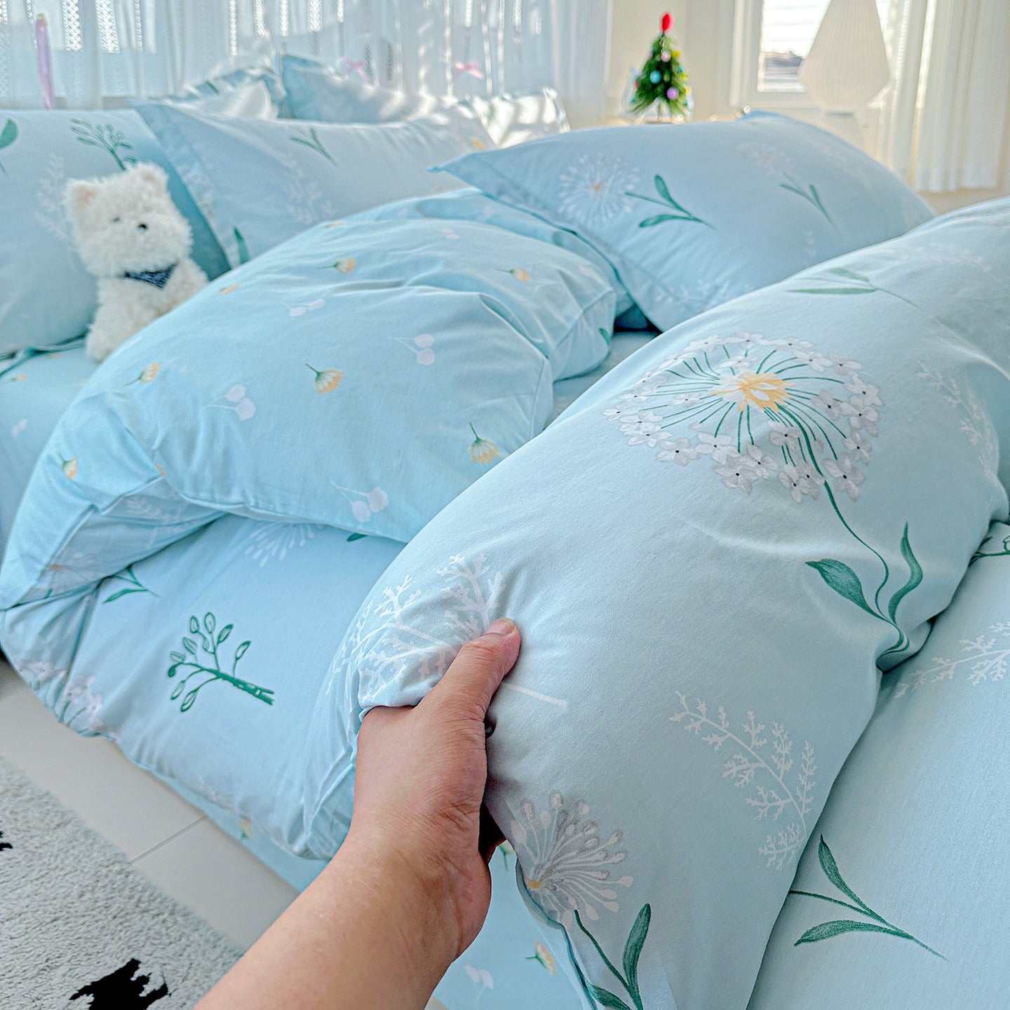 Cotton 12868 printing bedding set