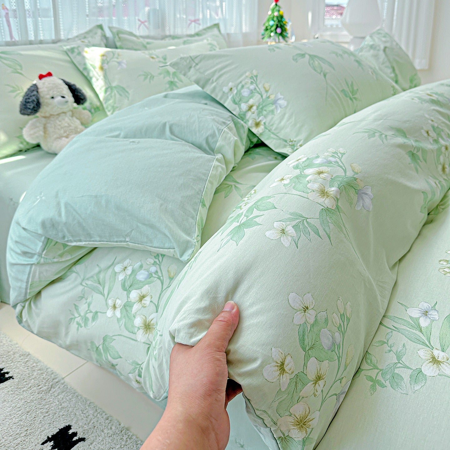 Cotton 12868 printing bedding set