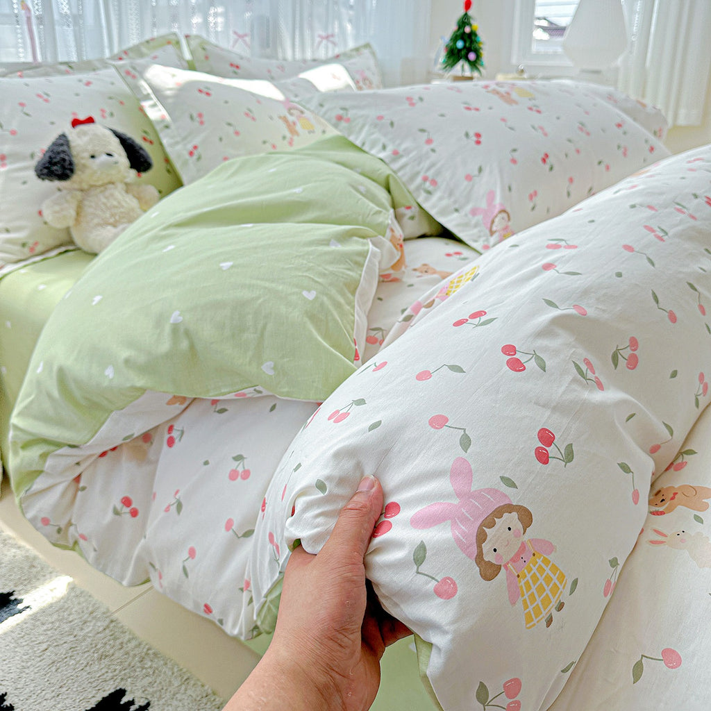 Cotton 12868 printing bedding set